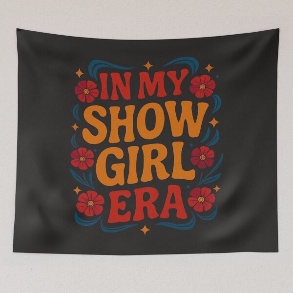 Item preview, Diseño floral retro de En mi era de Showgirl designed and sold by JerdbordinShop.