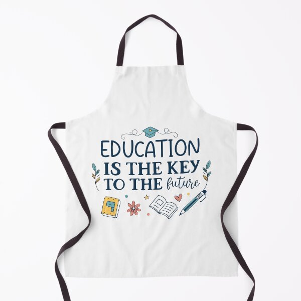 Item preview, Education Is the Key to the Future – Inspirational Quote Typography Design designed and sold by VividOrganica.