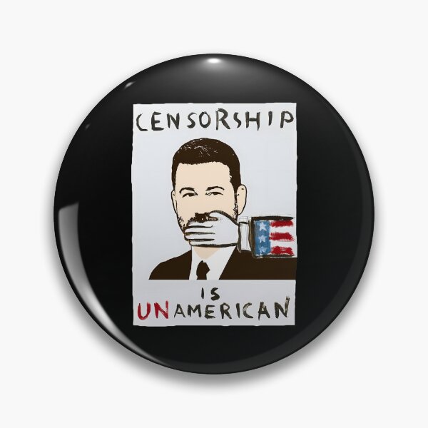 Item preview, Censorship Is Unamerican Jimmy Kimmel designed and sold by grover-stolia.