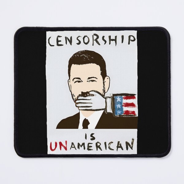 Item preview, Censorship Is Unamerican Jimmy Kimmel designed and sold by grover-stolia.