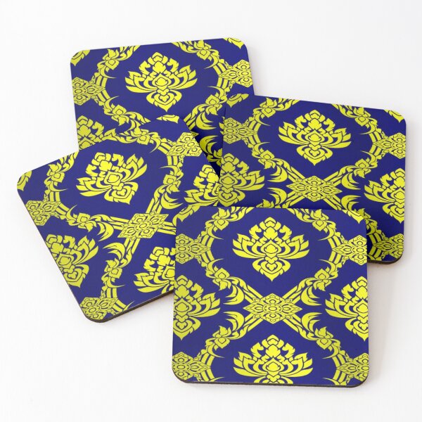 Item preview, Thai Kanok Pattern Traditional Gold designed and sold by Happyfreedom.