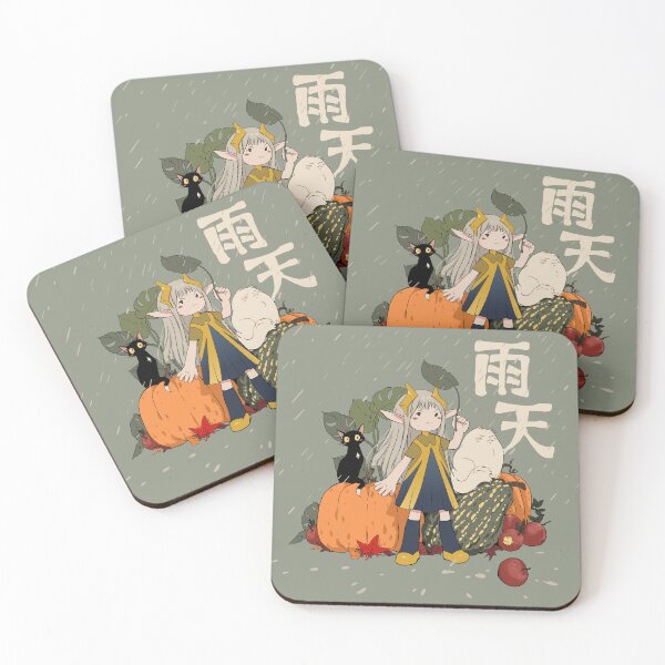 Item preview, Autumn Elf With Her Glorious Cats Rainy Days Version With Background designed and sold by doodlingjay.