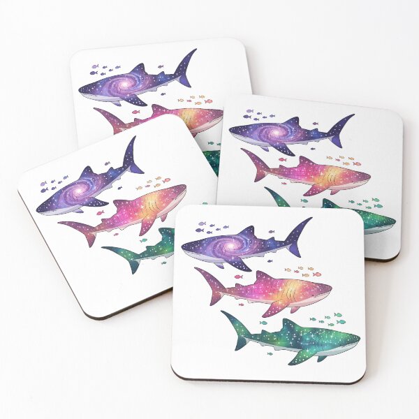 Item preview, Galaxy Sharks Cosmic Art designed and sold by 0606PM.