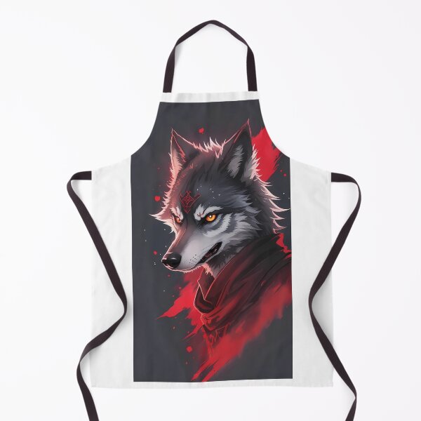 Artikelvorschau, Wütende rote Wolf-Fantasiekunst entworfen und verkauft von Happyfreedom.