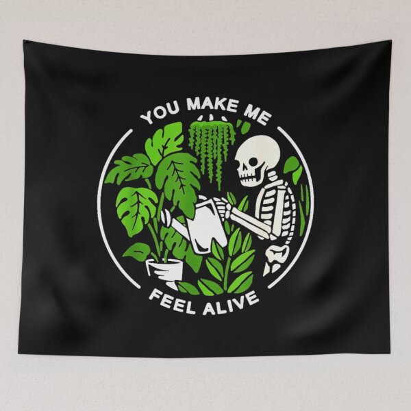 Item preview, You Make Me Feel Alive Skeleton Gardening  	 designed and sold by waekcoia56.