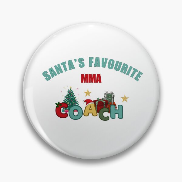 Item preview, Santa’s Favourite MMA Coach designed and sold by DixieGirlStudio.