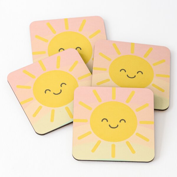 Item preview, Cute Smiling Sun | Minimalist Pastel Aesthetic Art designed and sold by ChameloX.