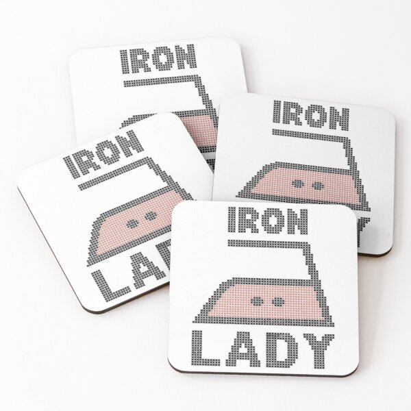Item preview, Iron Lady - Funny Faux Embroidery Print  	 designed and sold by fmxviexaxsb38.