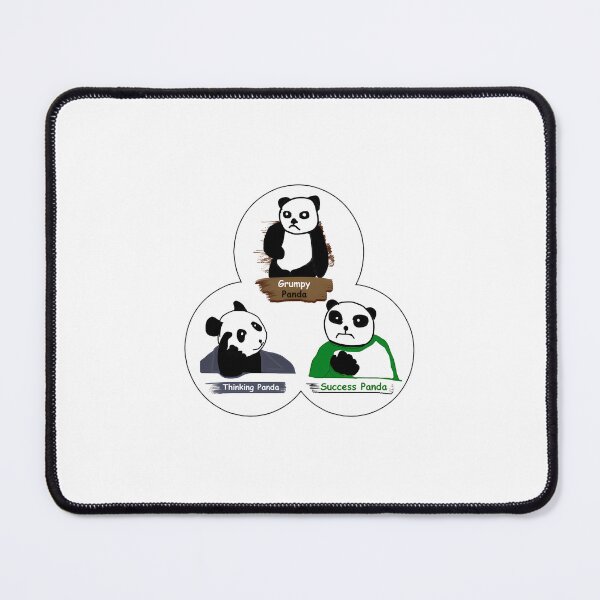 Item preview, 3 In 1 Pandas Meme designed and sold by Belkisallen.