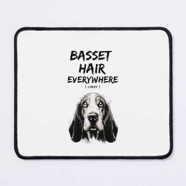Item preview, Dog Hair Everywhere - Bassett Hound designed and sold by Made You a Masterpiece.