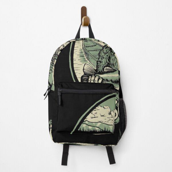 Item preview, Bassquatch! Funny Bigfoot Sasquatch & Bass Fishing Illustration designed and sold by DENISEBRITSCH.