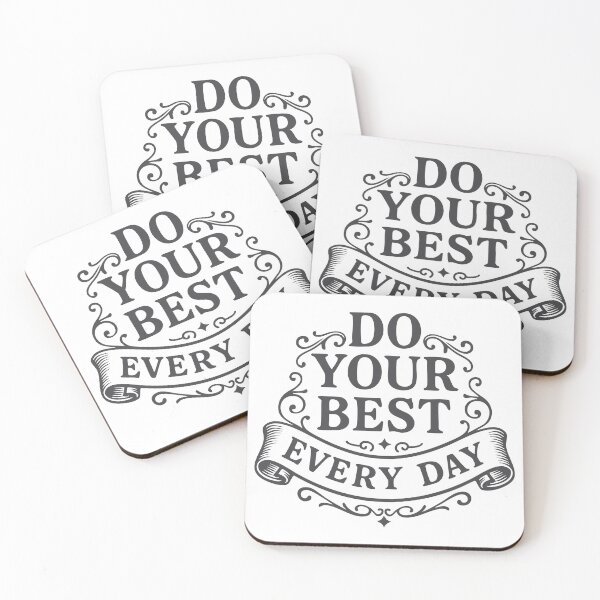 Item preview, Do Your Best Every Day Retro Style designed and sold by Tong4130.