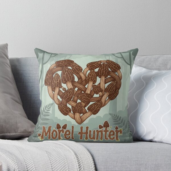 Item preview, Morel mushroom hunting, fungi hunter, mushroom collecting, shiitake happens, shiitake happens, Mushroom Creatures,  Mushrooms, cute, goblincore designed and sold by Collagedream.