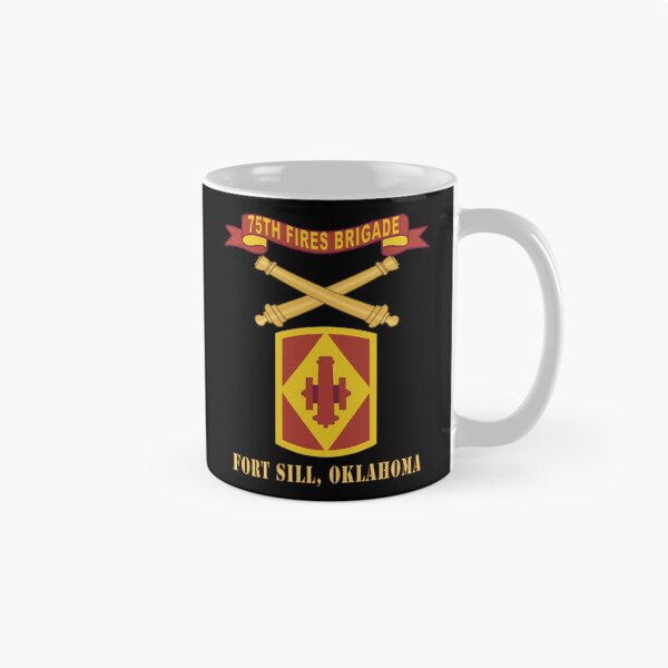 Item preview, Army - 75th Fires Brigade w Br - Ribbon, Fort Sill, Oklahoma X 300 designed and sold by Military Insignia Products.
