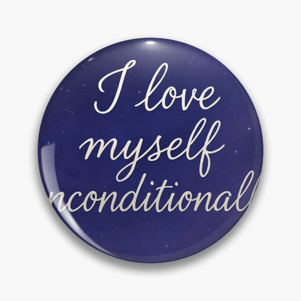 Item preview, I love myself unconditionally positive affirmation card designed and sold by kvioletwolf.