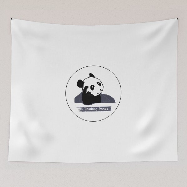 Item preview, Thinking Panda Meme  designed and sold by Belkisallen.