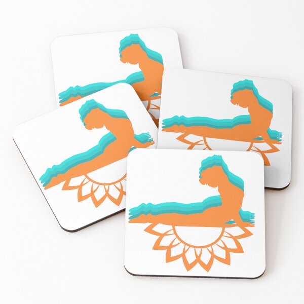 Item preview, Yoga Echo; Orange and Teal designed and sold by Hot Yoga Life.