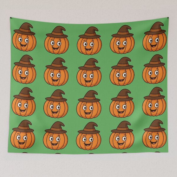 Item preview,  The Friendly Little Witch Pumpkin designed and sold by IraBum.