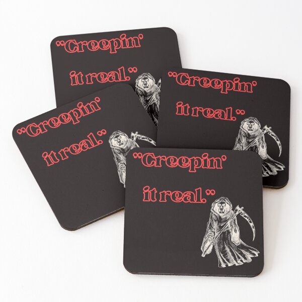 Item preview,  Creepin' It Real Ghost Spooky Quote designed and sold by Happyfreedom.