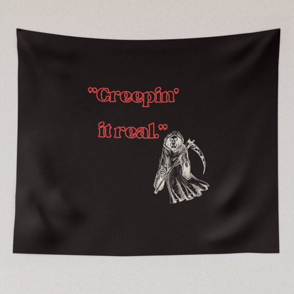 Item preview,  Creepin' It Real Ghost Spooky Quote designed and sold by Happyfreedom.