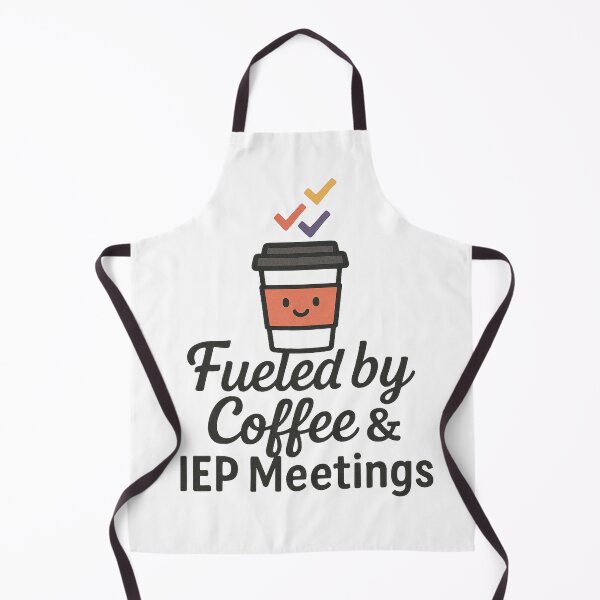 Item preview, Fueled by Coffee & IEP Meetings – Funny Special Needs Mom Teacher Design designed and sold by MomParentADHD.