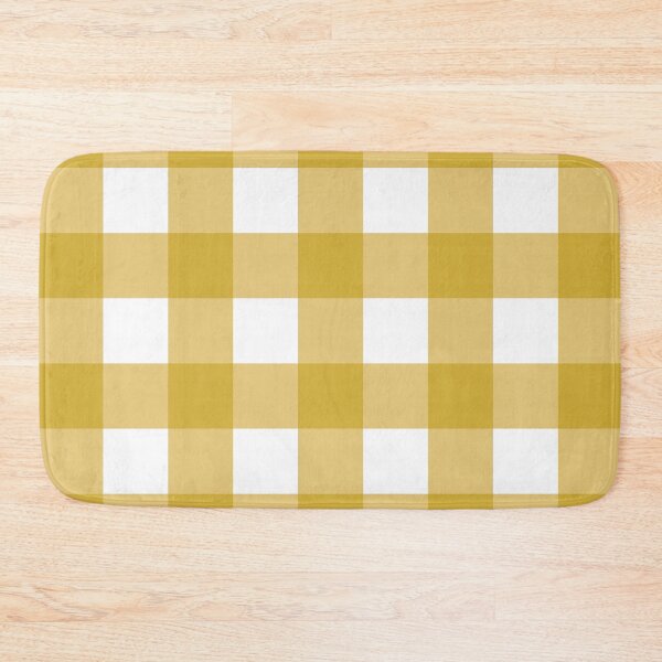 Item preview, Mustard Buffalo Check Seamless Pattern – Farmhouse Autumn Plaid. designed and sold by SaraSumi.