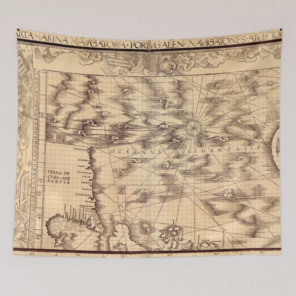 Item preview, Carta marina navigatoria Portvgallen navigationes designed and sold by Vintage Designs +.