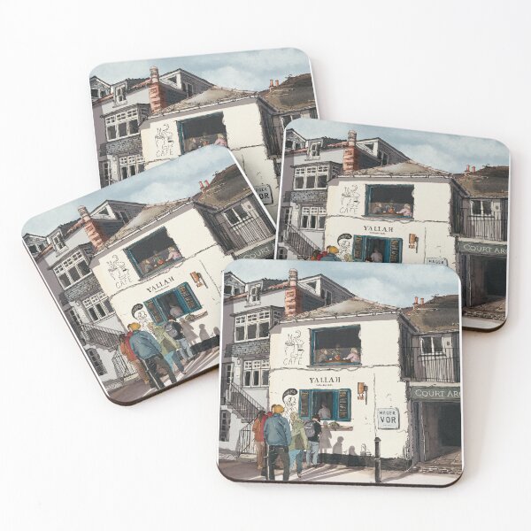 Item preview, Yallah Café St Ives – Cornwall Print  designed and sold by MelissaJamesIll.