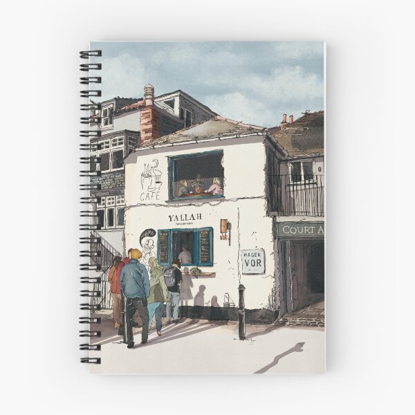 Item preview, Yallah Café St Ives – Cornwall Print  designed and sold by MelissaJamesIll.