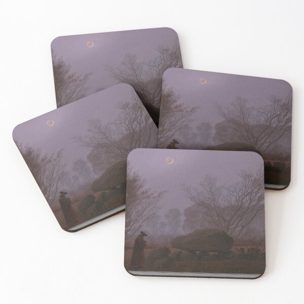 Item preview, Caspar David Friedrich Walk at Dusk Man Contemplating a Megalith designed and sold by Vintage Designs +.