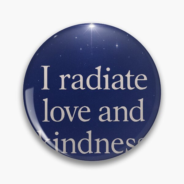 Item preview, I radiate love and kindness positive affirmation card designed and sold by kvioletwolf.