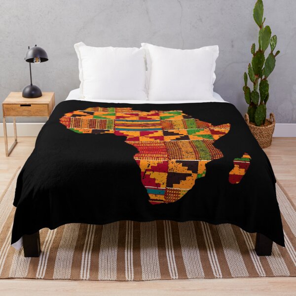 Item preview, Cool Africa Map Kente Cloth 	 For 	 	 African Lover 		 designed and sold by vhsjleuxzbq7.
