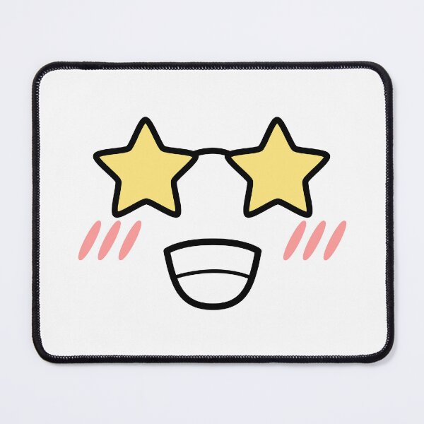Item preview, Cute kawaii blushing star glasses face designed and sold by BlushyPrint.