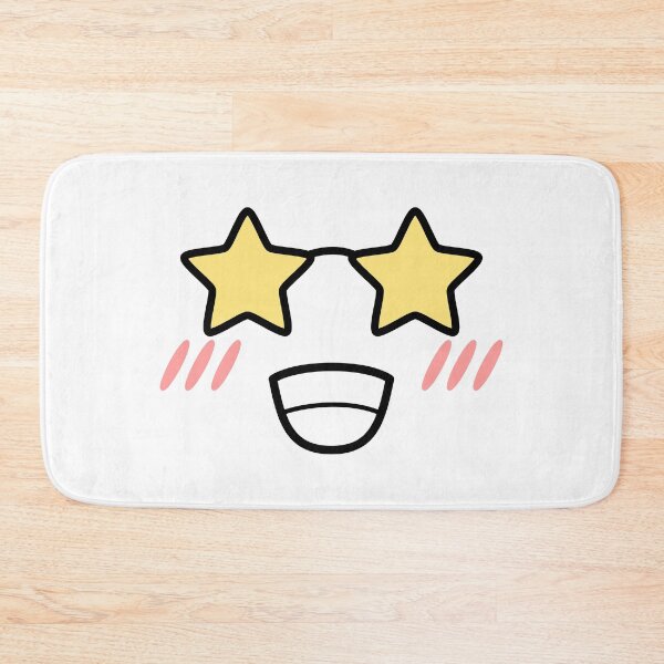 Item preview, Cute kawaii blushing star glasses face designed and sold by BlushyPrint.