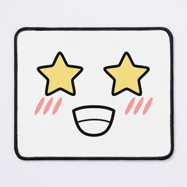 Item preview, Cute kawaii blushing star eyes face designed and sold by BlushyPrint.