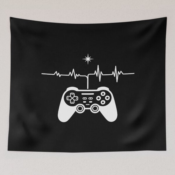 Item preview, Gaming Heartbeat Game Gamer designed and sold by LunaCrazeArt.