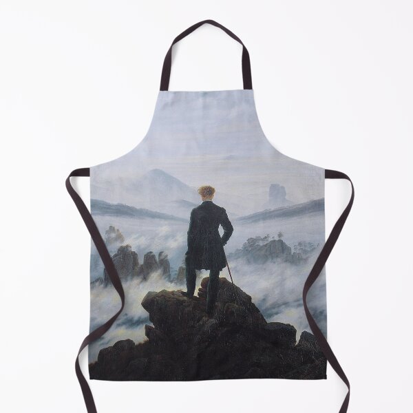 Aperçu de l'œuvre Caspar David Friedrich Le voyageur au-dessus de la mer de brouillard créée et vendue par Vintage Designs +.