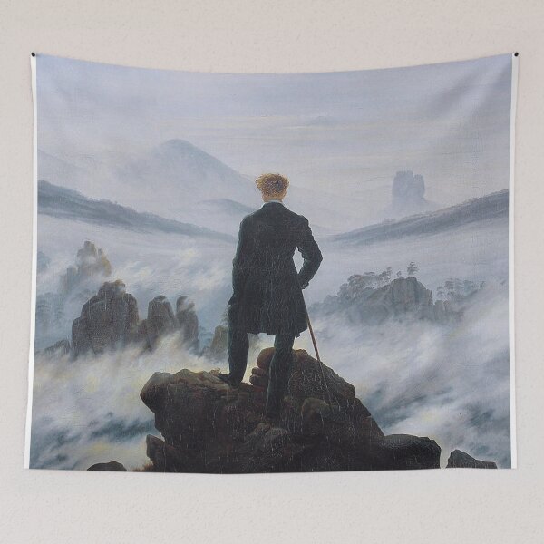 Item preview, Caspar David Friedrich Wanderer above the Sea of Fog designed and sold by Vintage Designs +.