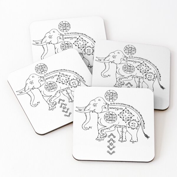 Item preview, Sak Yant Elephant (Chang) Art  designed and sold by StellasRealm.