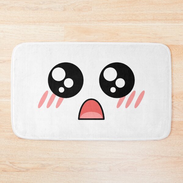 Item preview, Lovely kawaii blushing surprised face designed and sold by BlushyPrint.