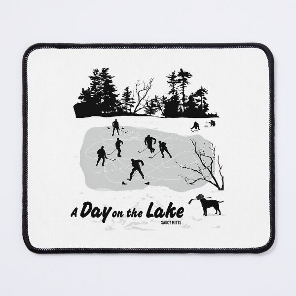 Item preview, Day On The Lake Hockey designed and sold by abe-lingram.