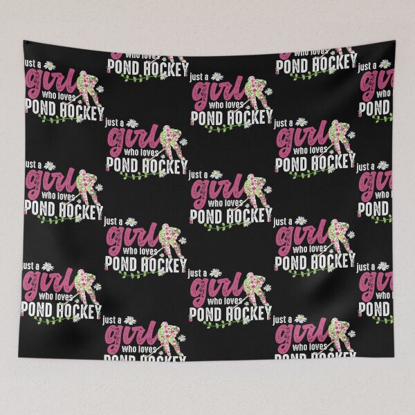 Item preview,  Just A Girl Who Loves Pond Hockey designed and sold by abe-lingram.