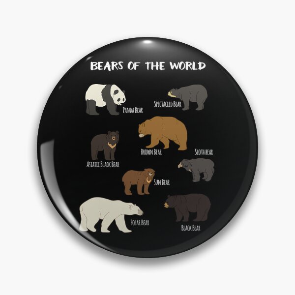 Item preview, Bears Of The World Grizzly Bear Panda Black Polar 		 designed and sold by oulzpfsfq10.