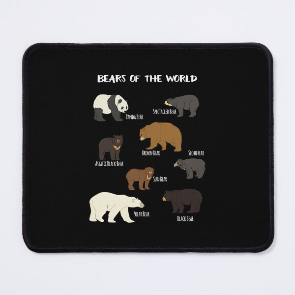 Item preview, Bears Of The World Grizzly Bear Panda Black Polar 		 designed and sold by oulzpfsfq10.