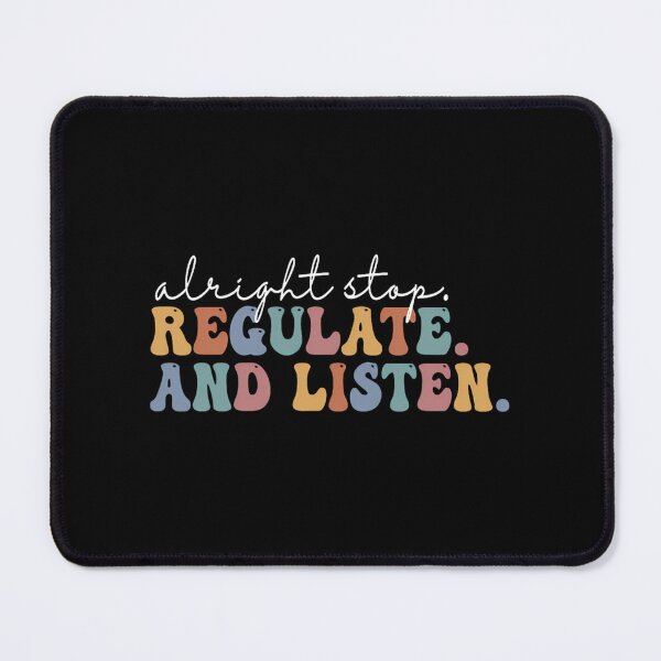 Item preview, All right stop Regulate and Listen Teacher Retro for 	 		 designed and sold by arnybnuda5.