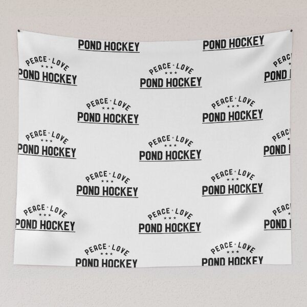 Item preview, Peace Love Pond Hockey Vintage Design For designed and sold by abe-lingram.