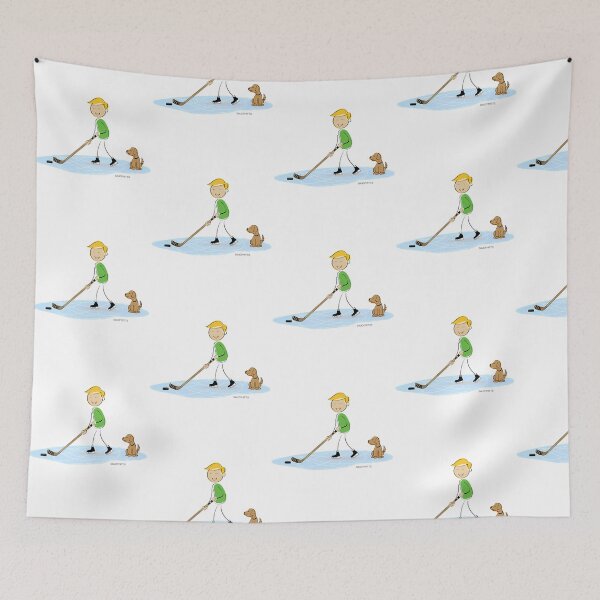Item preview, Hockey Boy Cartoon designed and sold by abe-lingram.