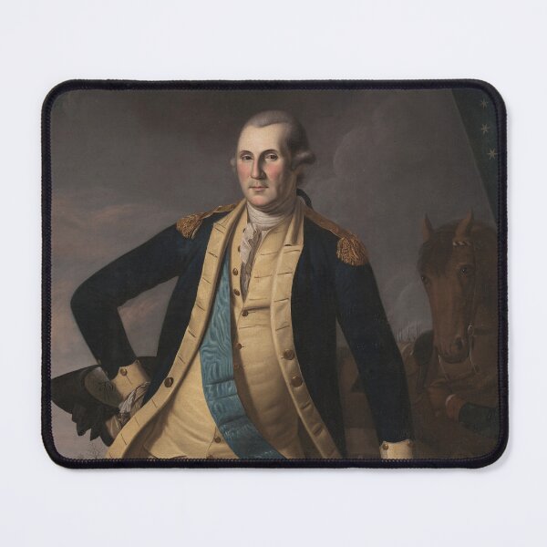 Item preview, George Washington at Princeton, c. 1779. Charles Willson Peale (American, 1741–1827) designed and sold by Vintage Designs +.