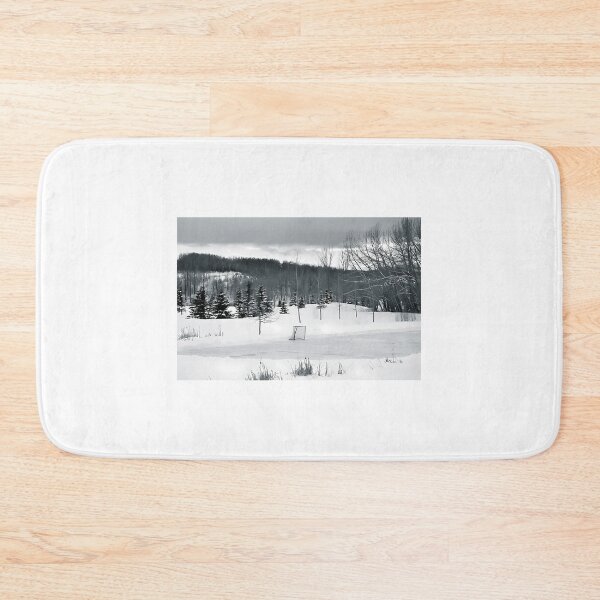 Item preview, Black And White Pond Hockey designed and sold by abe-lingram.