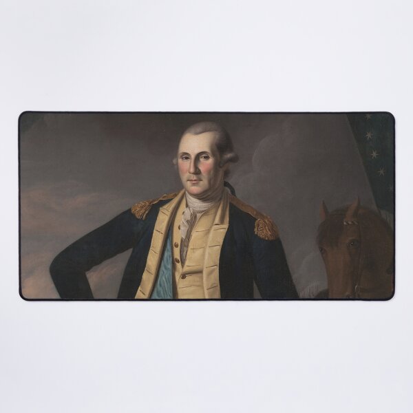 Item preview, George Washington at Princeton, c. 1779. Charles Willson Peale (American, 1741–1827) designed and sold by Vintage Designs +.